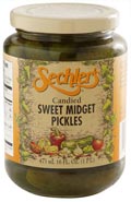 Candied Sweet Midget Pickles